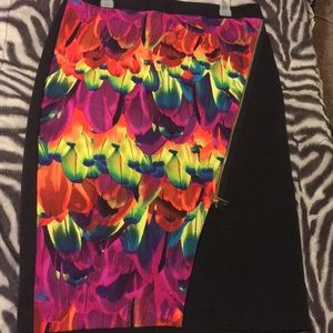 JCPenny Colorful knee length skirt